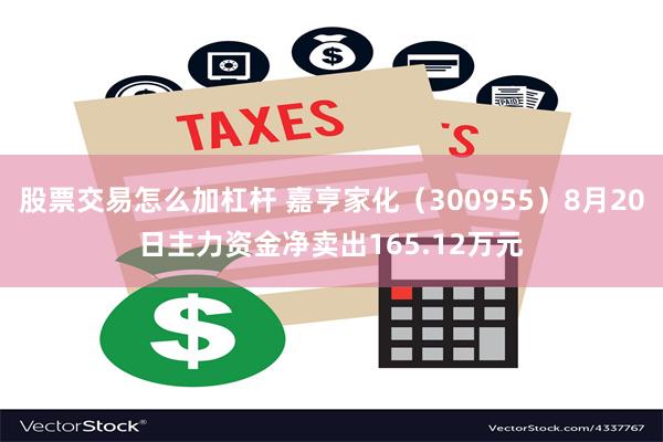 股票交易怎么加杠杆 嘉亨家化（300955）8月20日主力资金净卖出165.12万元