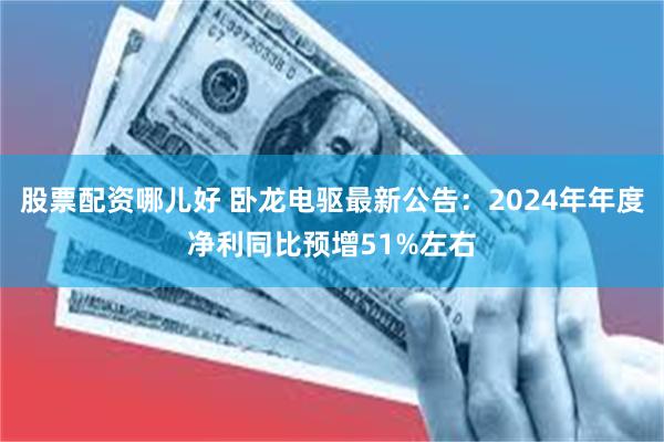 股票配资哪儿好 卧龙电驱最新公告：2024年年度净利同比预增51%左右