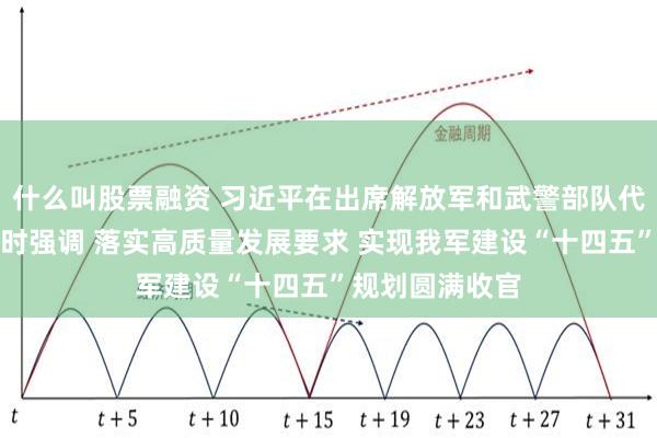 什么叫股票融资 习近平在出席解放军和武警部队代表团全体会议时强调 落实高质量发展要求 实现我军建设“十四五”规划圆满收官